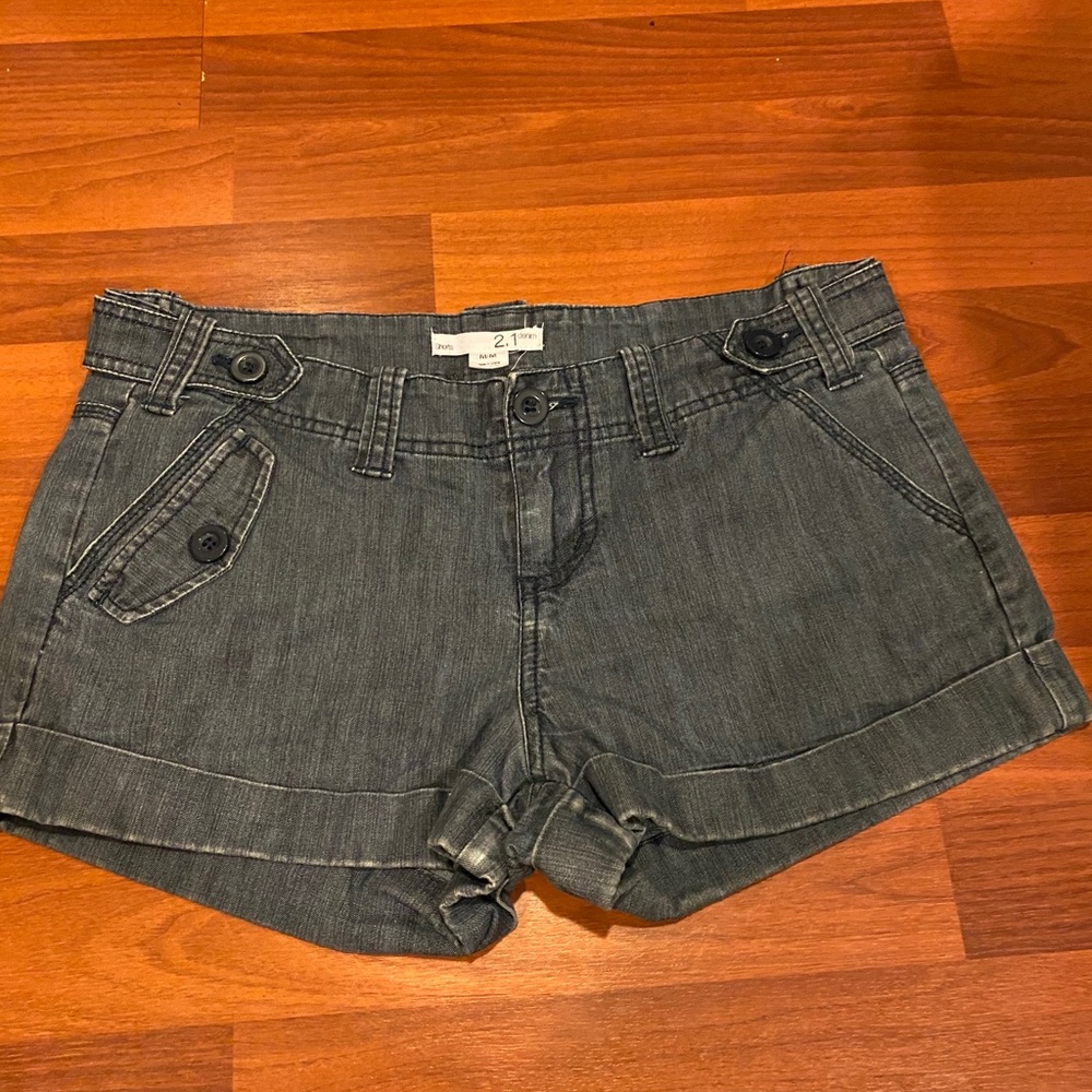 Stonewashed shorts